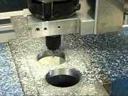 Spiral Milling 10mm Alu Plate